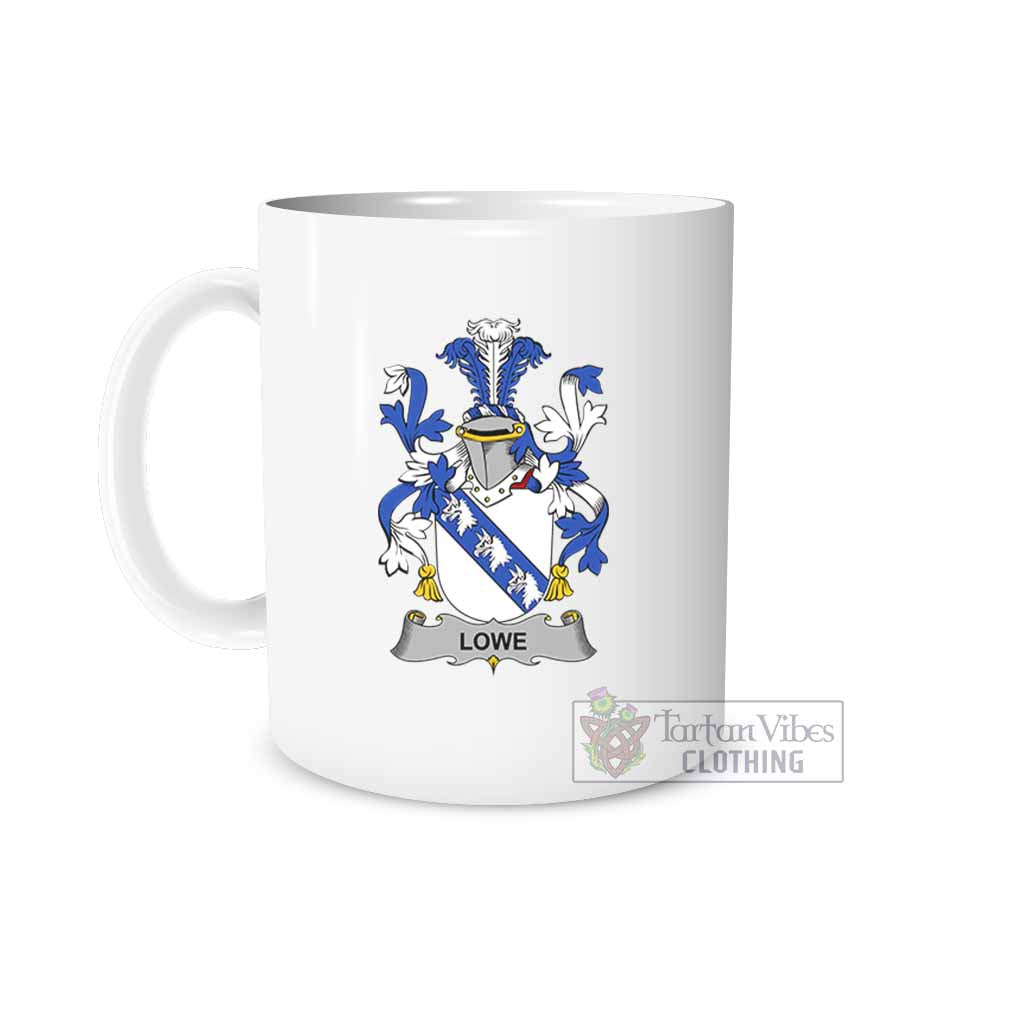 Tartan Vibes Clothing Lowe Irish Clan Coat of Arms Ceramic Mug
