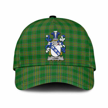 Lowe Irish Clan Tartan Classic Cap with Coat of Arms