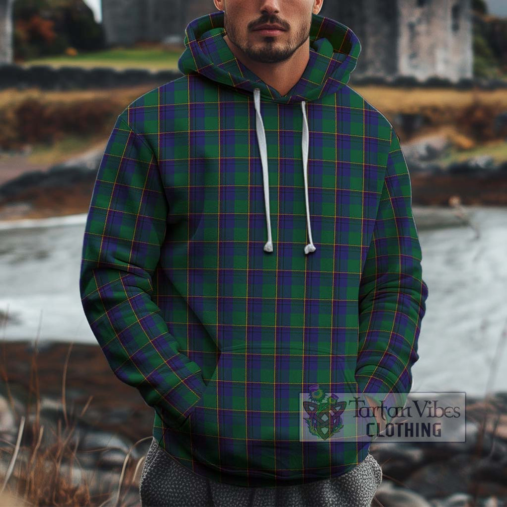 Lowry Tartan Cotton Hoodie Zip Hoodie - Tartan Vibes Clothing