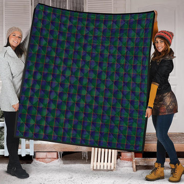 Lowry Tartan Quilt Super King Quilt 91" x 110" - Tartan Vibes Clothing