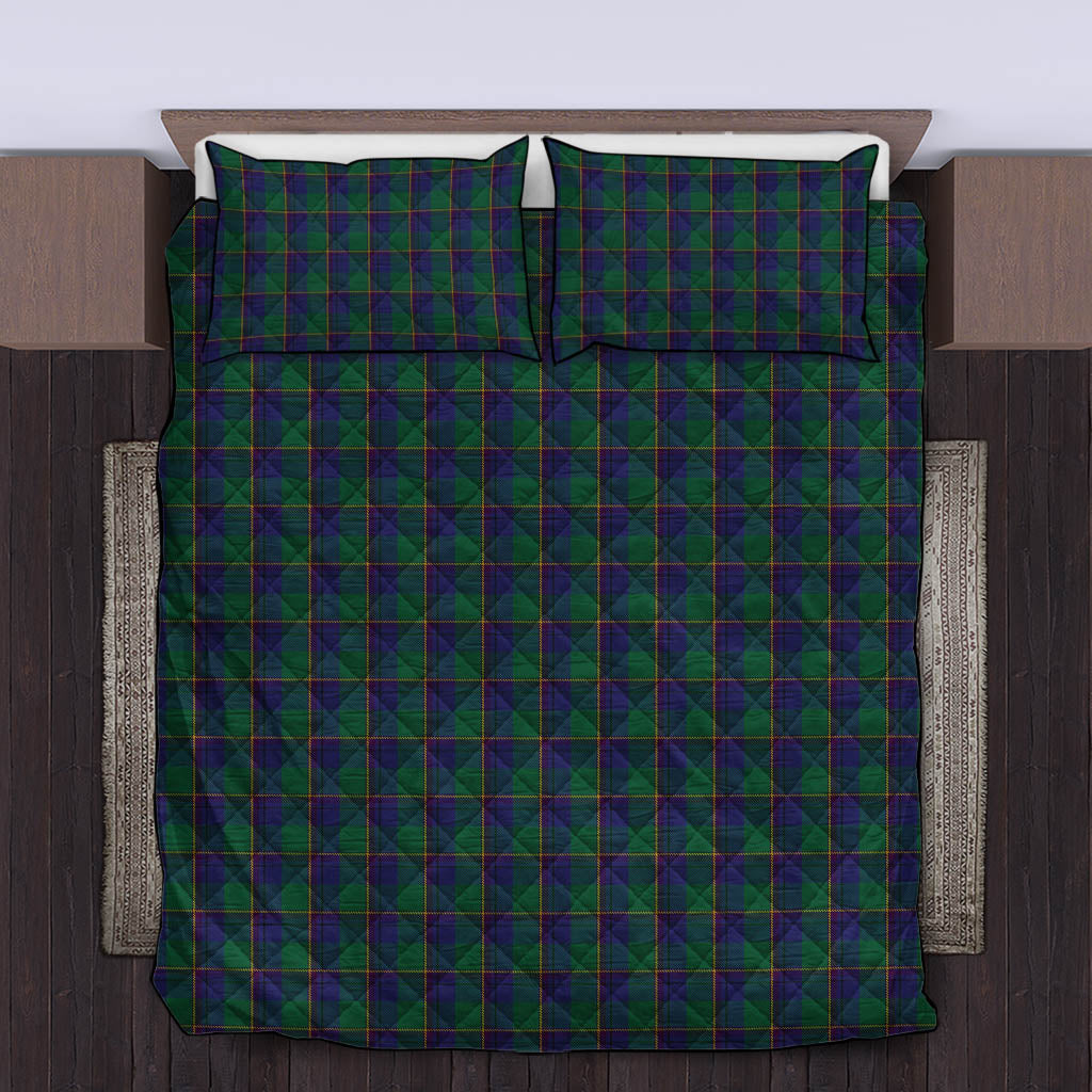 Lowry Tartan Quilt Bed Set King - Tartan Vibes Clothing
