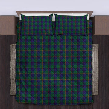 Lowry Tartan Quilt Bed Set King - Tartan Vibes Clothing