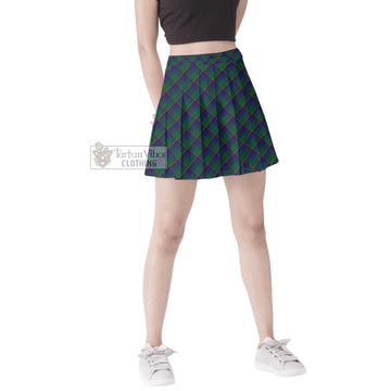 Lowry Tartan Women's Plated Mini Skirt Cross Style Female - Tartan Vibes Clothing