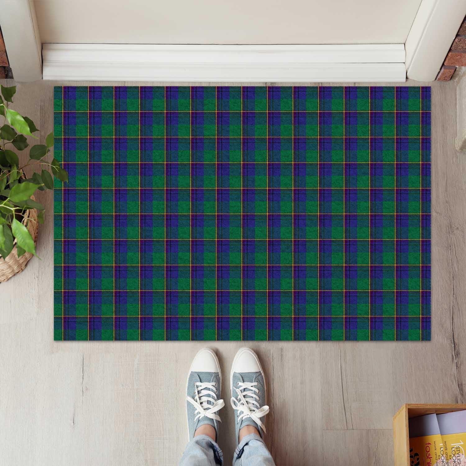 Lowry Tartan Rubber Doormat - Tartan Vibes Clothing