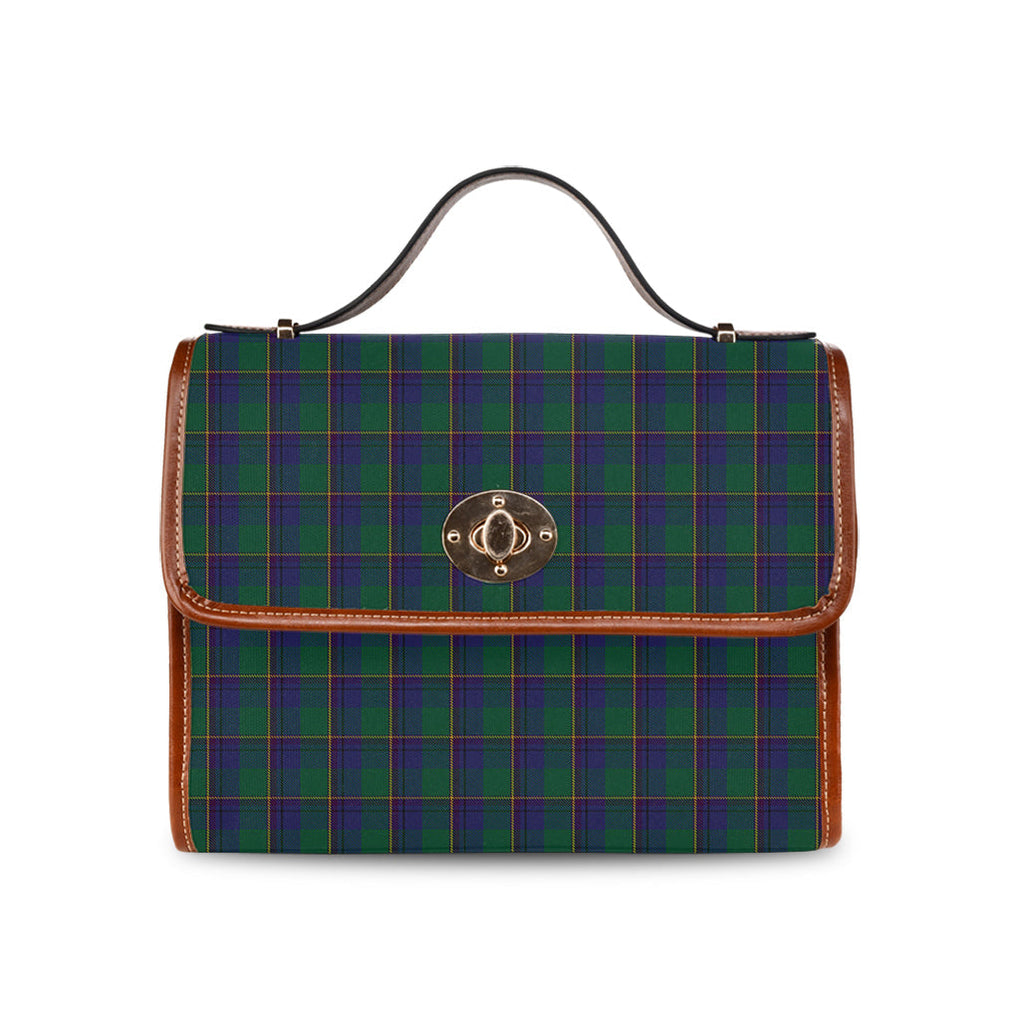 lowry-tartan-leather-strap-waterproof-canvas-bag