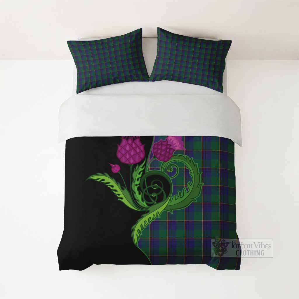Lowry Tartan Bedding Set Traditional Scottish Thistle - Tartan Vibes Clothing