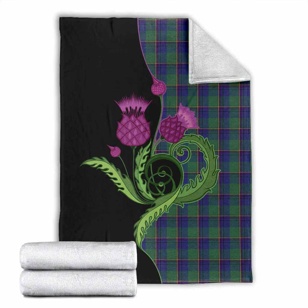 Lowry Tartan Blanket Traditional Scottish Thistle X-Large 59 x 79 inches 150 x 200 cm - Tartan Vibes Clothing