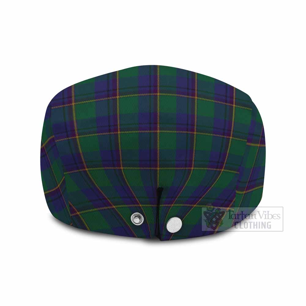 Lowry Tartan Jeff Cap, Tartan Flat Cap