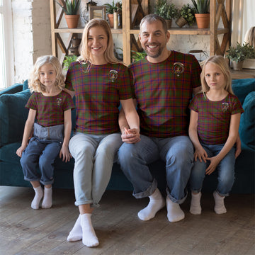 Lumsden Tartan T-Shirt with Family Crest