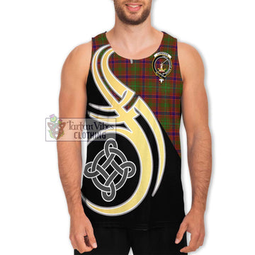 Lumsden Tartan Men's Tank Top with Family Crest and Celtic Symbol Style Men - Tartan Vibes Clothing