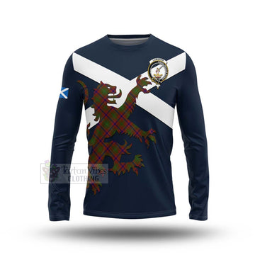 Tartan Vibes Clothing Lumsden Tartan Lion Rampant Long Sleeve T-Shirt – Proudly Display Your Heritage with Alba Gu Brath and Clan Name
