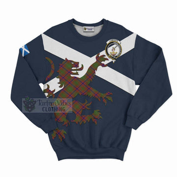Lumsden Tartan Lion Rampant Sweatshirt Proudly Display Your Heritage with Alba Gu Brath and Clan Name