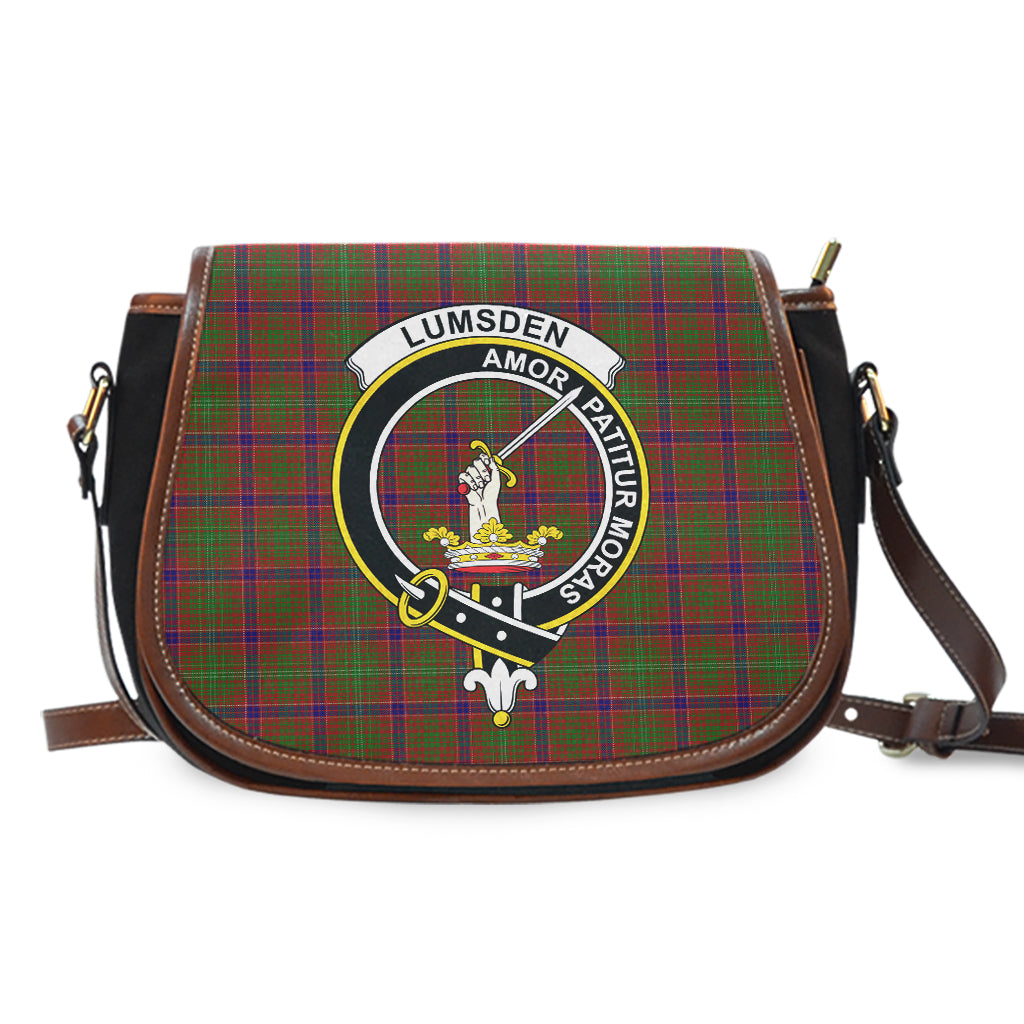 Lumsden Tartan Saddle Bag with Family Crest - Tartan Vibes Clothing