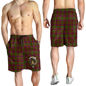 Lumsden Tartan Mens Shorts with Family Crest