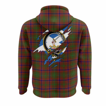 Lumsden Clan Crest In Me Tartan Hoodie Scotland Flag Style