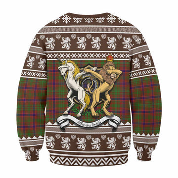 Lumsden Clan Tartan Crest Christmas Sweatshirt Coat of Arms Funny Style
