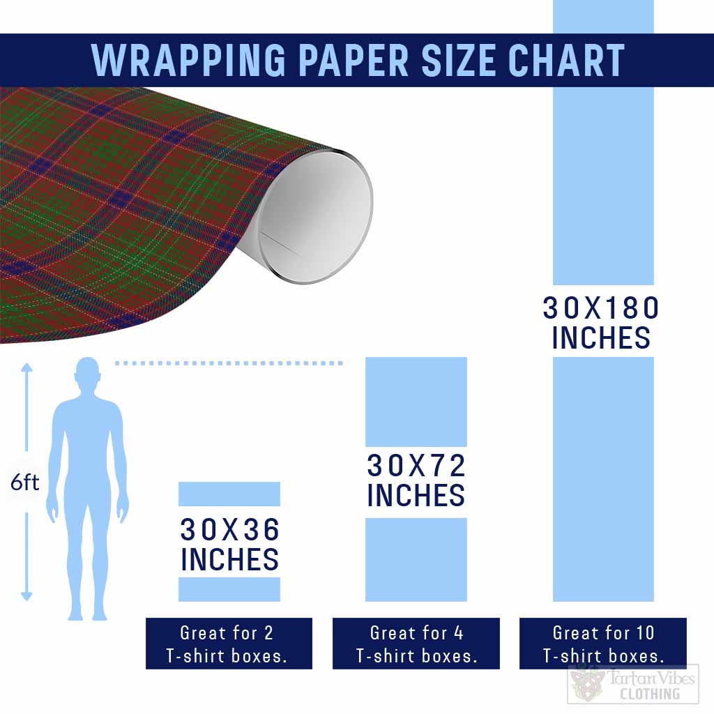 Lumsden Classic Tartan Wrapping Paper, Classic Scottish Plaid Gift Wrap