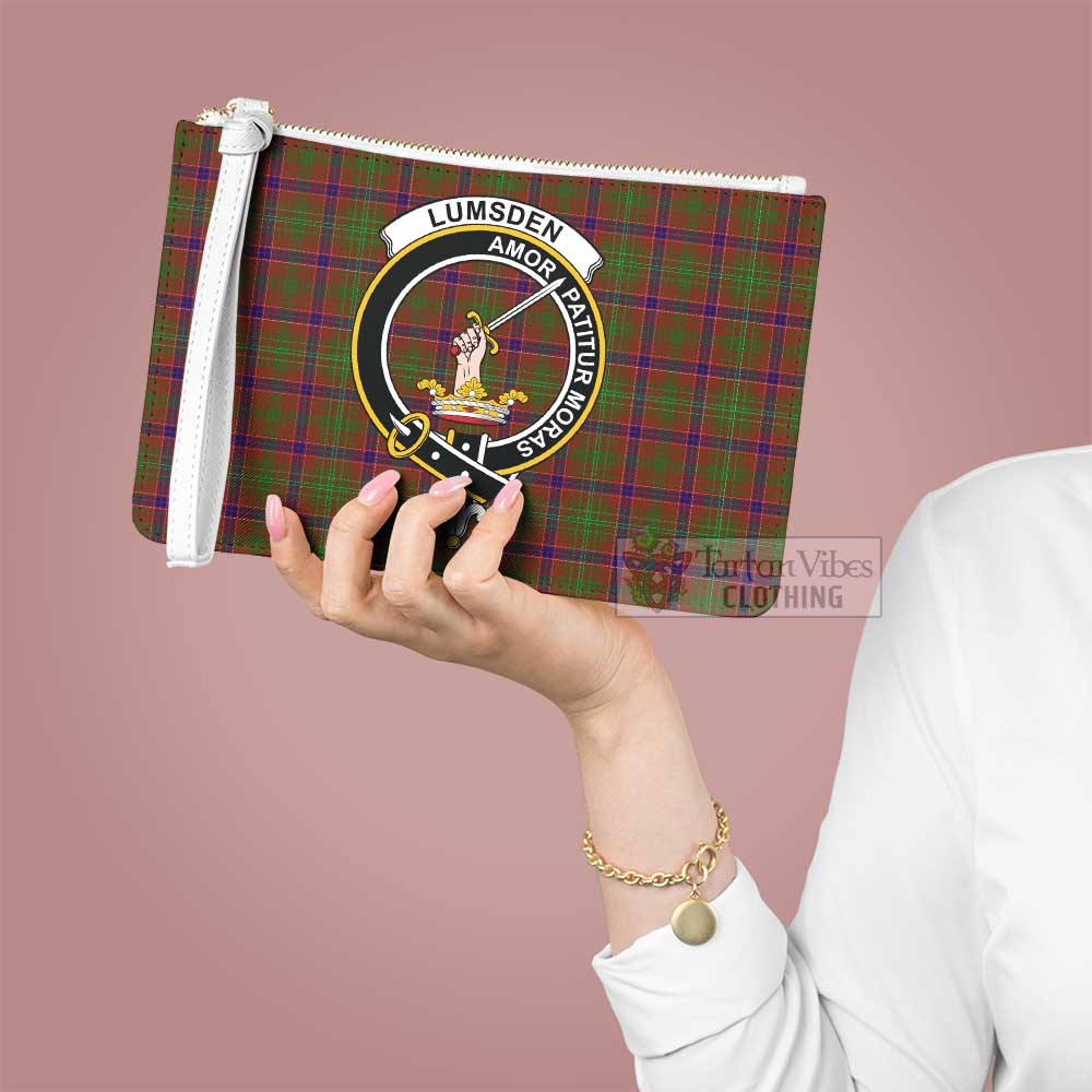 Tartan Vibes Clothing Lumsden Family Crest Tartan Clutch Bag