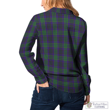 Lumsden Green Tartan Womens Casual Shirt