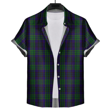 lumsden-green-tartan-short-sleeve-button-down-shirt