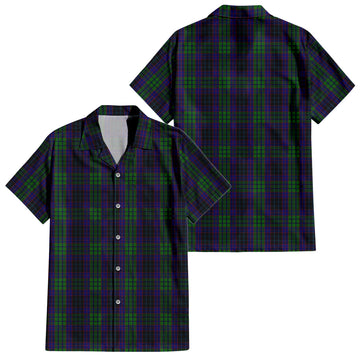 Lumsden Green Tartan Short Sleeve Button Down Shirt