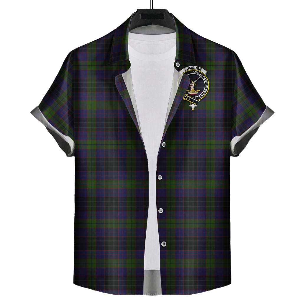 lumsden-hunting-tartan-short-sleeve-button-down-shirt-with-family-crest