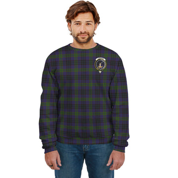 Lumsden Hunting Tartan Sweatshirt with Family Crest