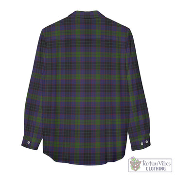 Lumsden Hunting Tartan Womens Casual Shirt with Family Crest