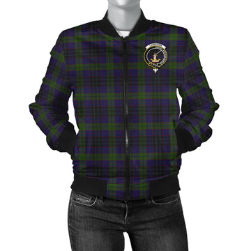 Lumsden Hunting Tartan Bomber Jacket with Family Crest