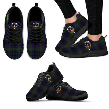 Lumsden Hunting Tartan Sneakers with Family Crest