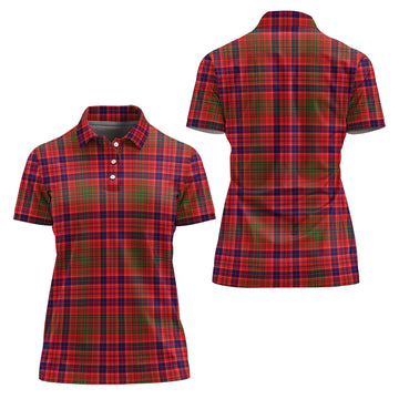 Lumsden Modern Tartan Polo Shirt For Women