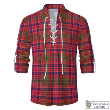 Lumsden Modern Tartan Men's Scottish Traditional Jacobite Ghillie Kilt Shirt