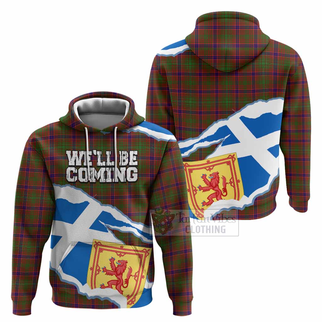 Lumsden Scotland Football Tartan Hoodie We'll Be Coming