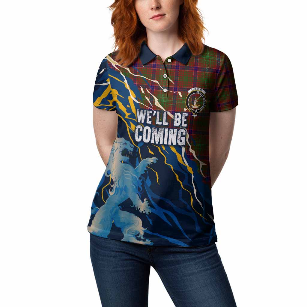 Lumsden Scotland Tartan Women Polo Shirt WC2026 Football - We'll Be Coming