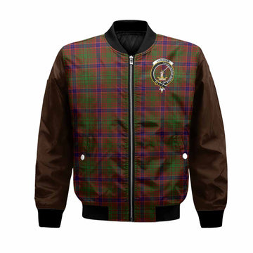 Lumsden Tartan Accent Bomber Jacket with Family Crest