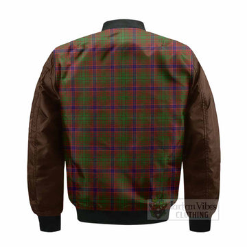 Lumsden Tartan Accent Bomber Jacket with Family Crest