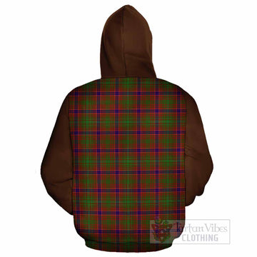 Lumsden Tartan Accent Cotton Hoodie with Family Crest