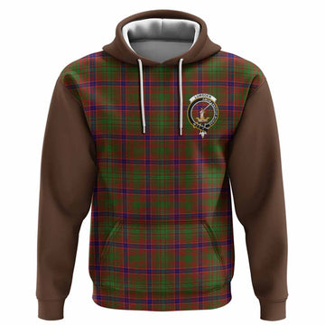 Lumsden Tartan Accent Hoodie with Family Crest