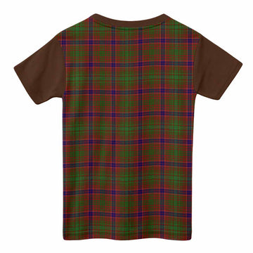 Lumsden Tartan Accent Kid T-shirt with Family Crest