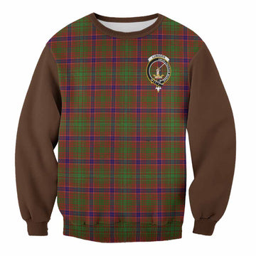 Lumsden Tartan Accent Sweatshirt with Family Crest