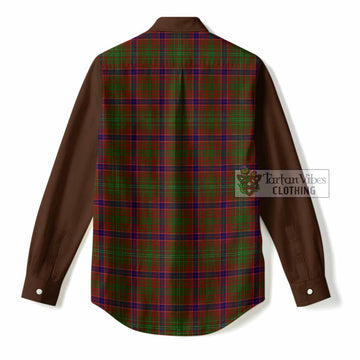Lumsden Tartan Accent Women Casual Shirt with Family Crest