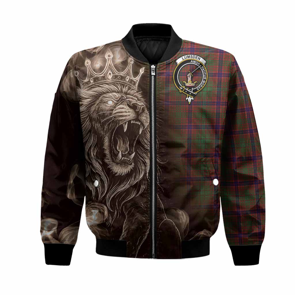 Lumsden Tartan Bomber Jacket Roaring Lion Heritage
