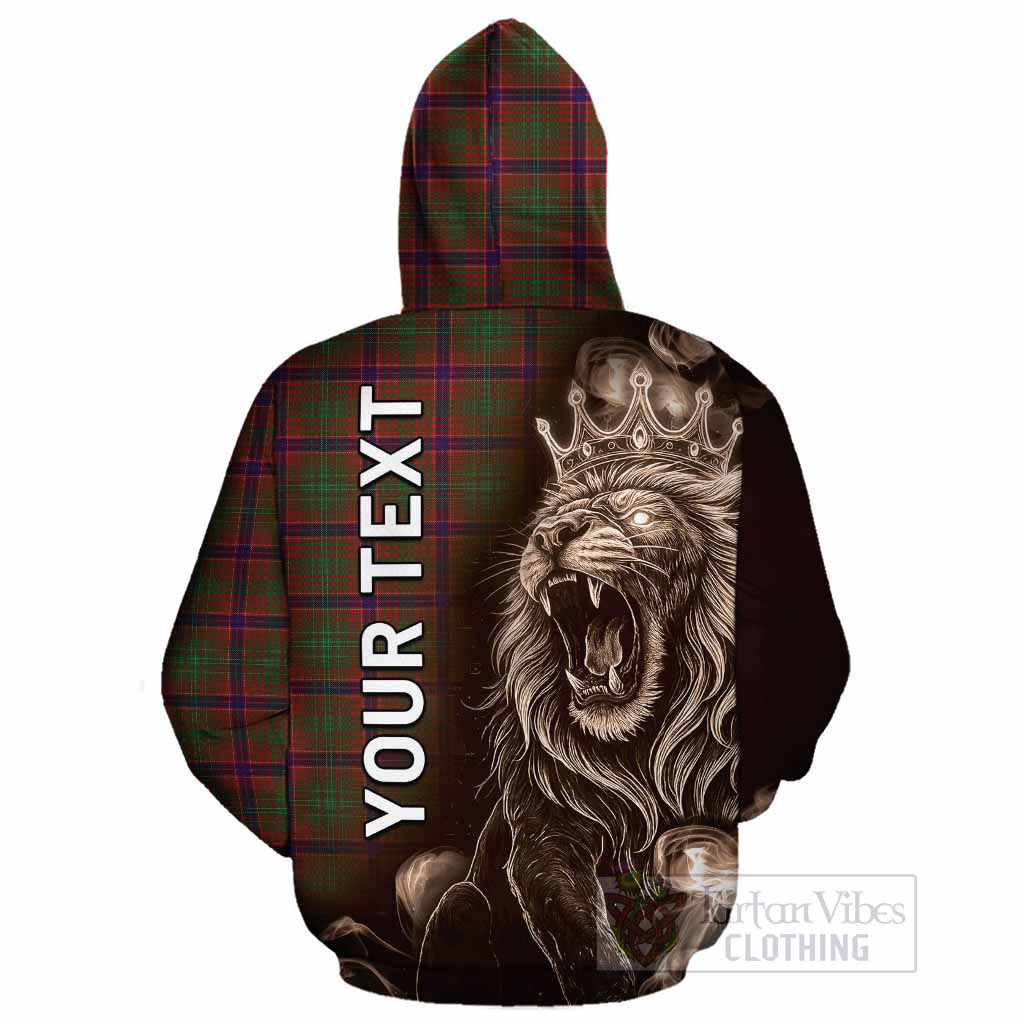 Lumsden Tartan Cotton Hoodie Roaring Lion Heritage