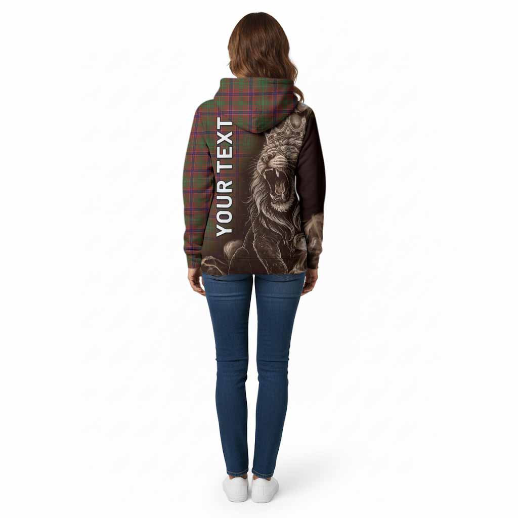 Lumsden Tartan Cotton Hoodie Roaring Lion Heritage
