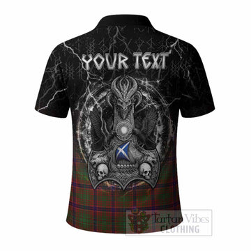 Lumsden Tartan Crest Polo Shirt Celtic Odin's Raven Legacy