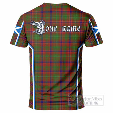 Lumsden Tartan Crest T-shirt Scotland Coat of Arm Flag Style - Tartan Vibes Clothing