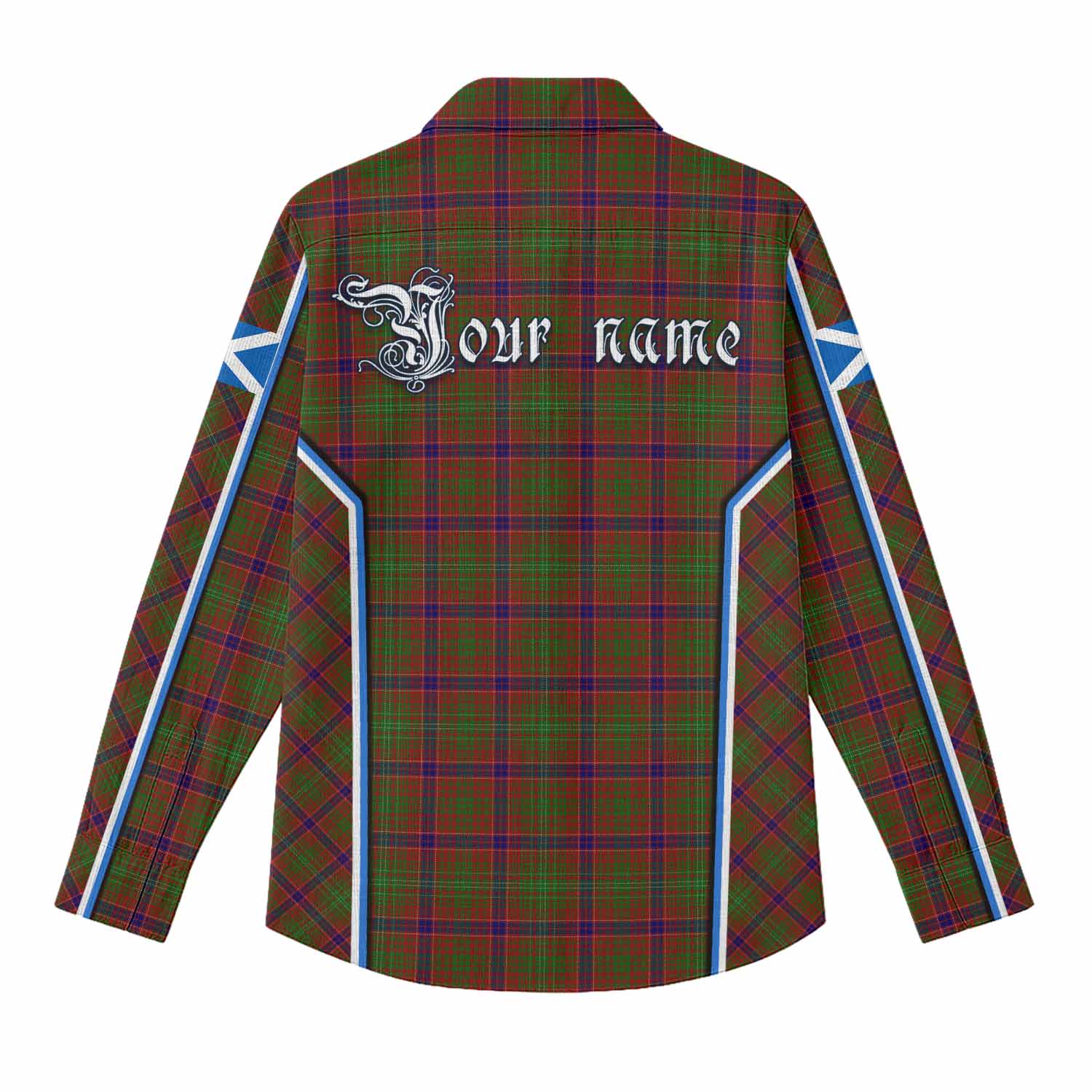 Lumsden Tartan Crest Women Casual Shirt Scotland Coat of Arm Flag Style - Tartan Vibes Clothing