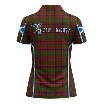 Lumsden Tartan Crest Women's Polo Shirt Scotland Coat of Arm Flag Style - Tartan Vibes Clothing