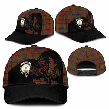 Lumsden Tartan Family Crest Classic Cap Scotland Thistle Floral Flag Style