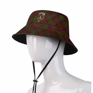 Lumsden Tartan Fishing Hat with Family Crest